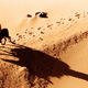 A man on a donkey in Sudan.